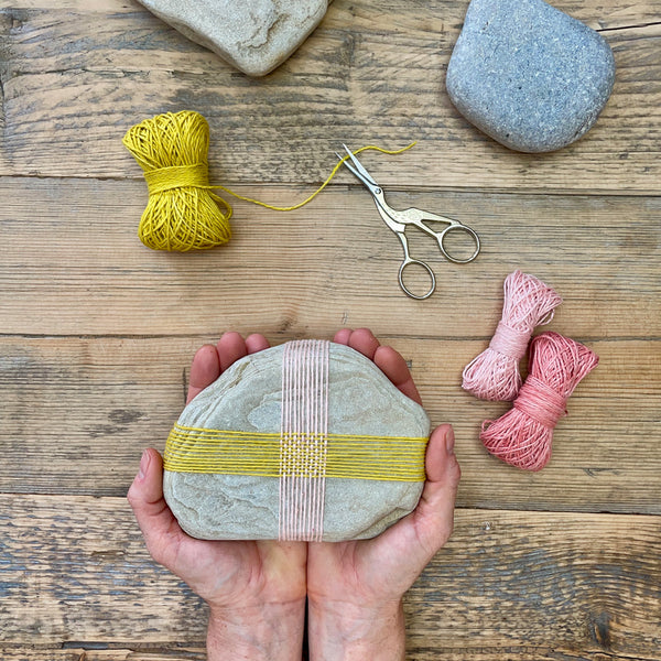 Weaving as Art Therapy for Beginners - A Self- Care Workbook