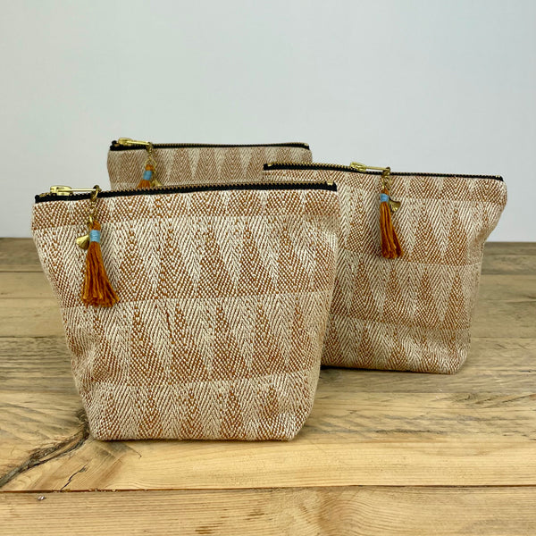 Naturally Dyed Make Up Bag (Second)