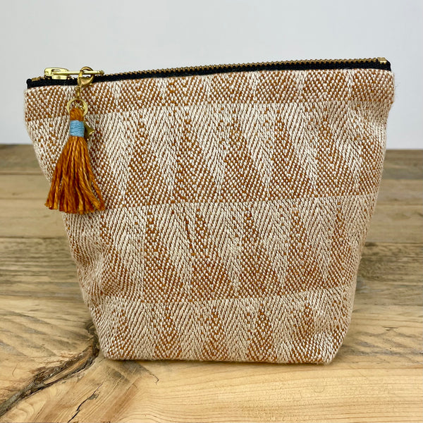 Naturally Dyed Make Up Bag (Second)