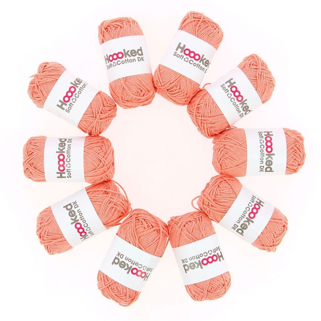 Hoooked DK Recycled Cotton, Sevilla Peach