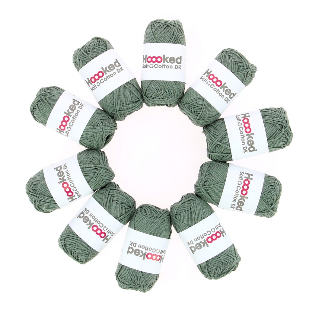 Hoooked DK Recycled Cotton, Paramaribo Palm