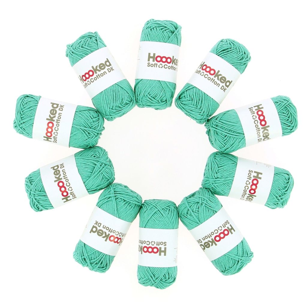 Hoooked DK Recycled Cotton, Tokio Turquoise