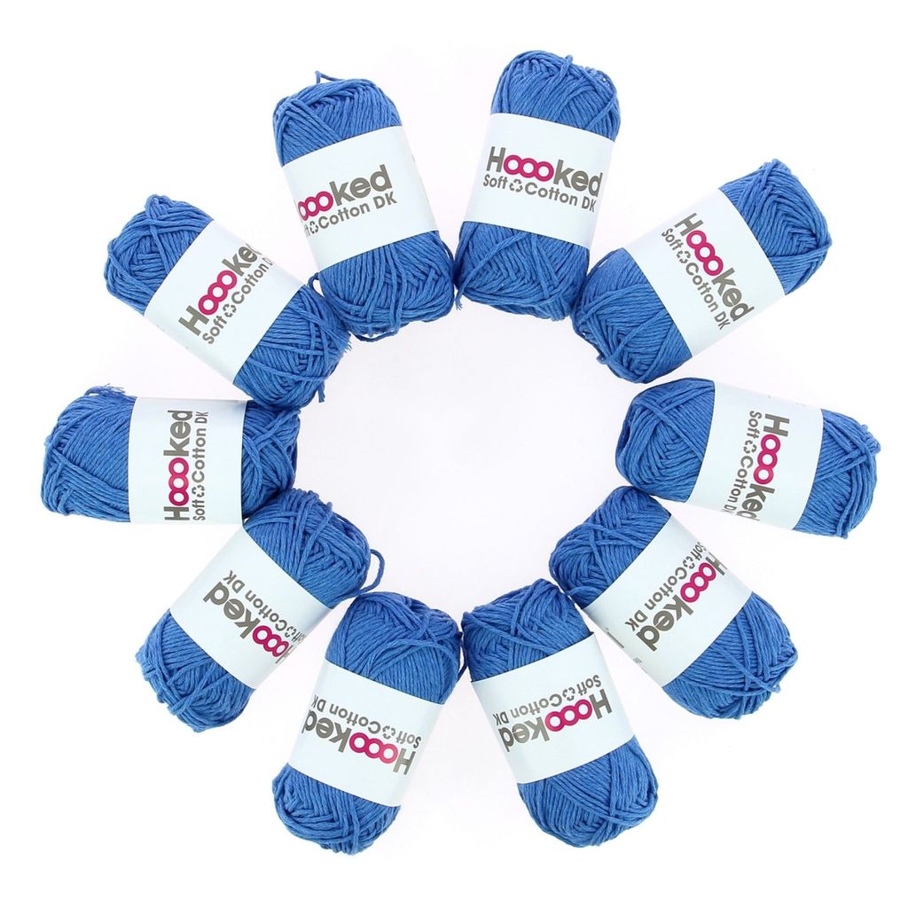 Hoooked DK Recycled Cotton, Mexico Sky