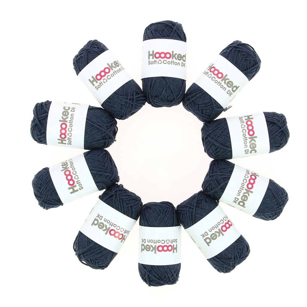 Hoooked DK Recycled Cotton, Paris Jeans